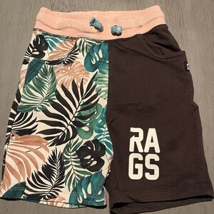 Rags Hawaiian print shorts